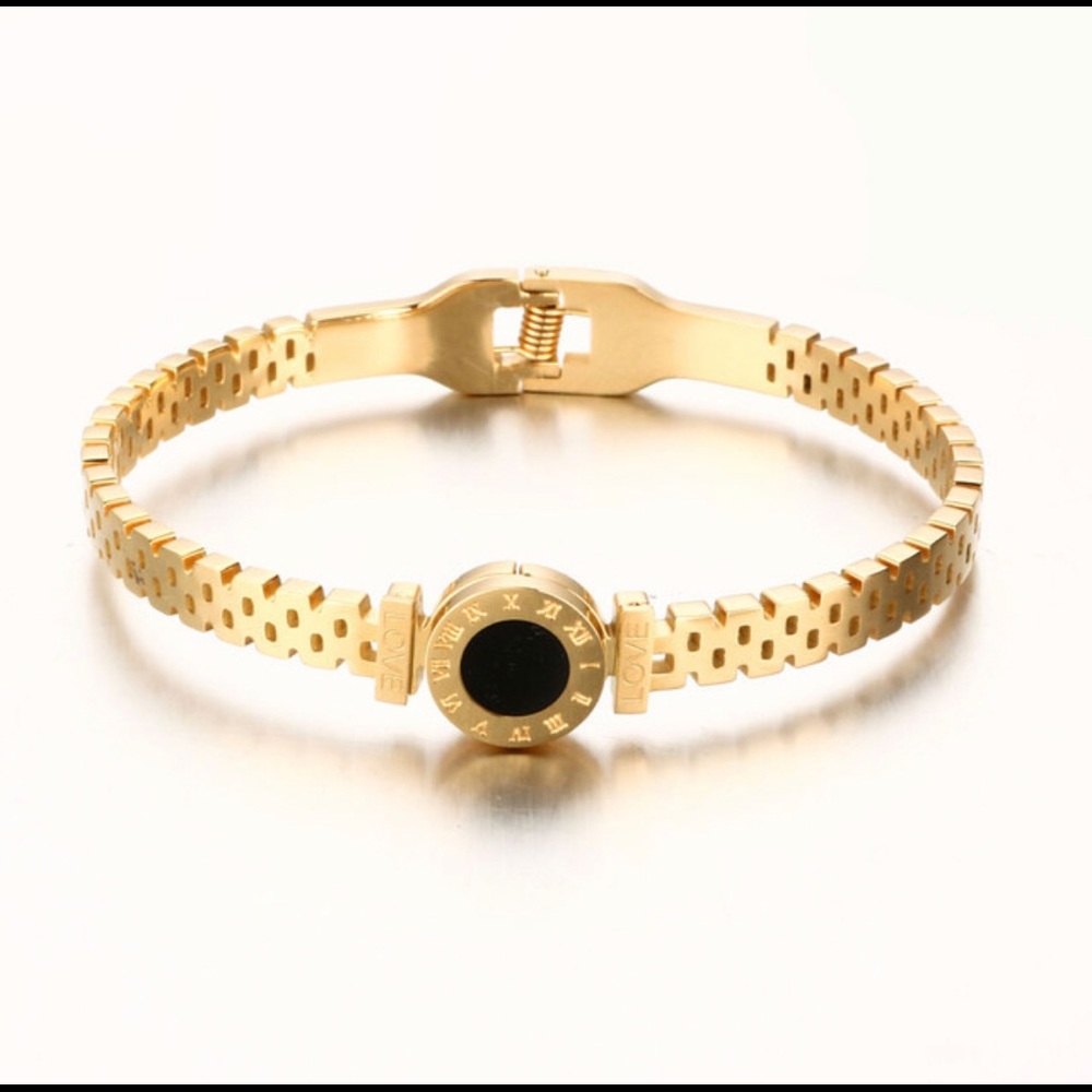 Ladies titanium stainless steel bracelet